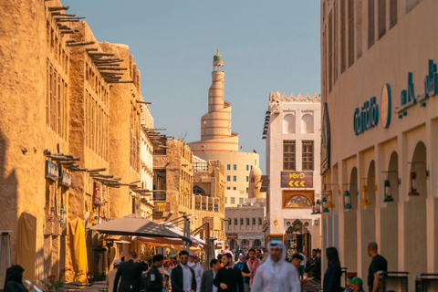 Souk Waqif: Führung mit authentischer arabischer LebensmittelverkostungSchnelle 2-stündige Stadtrundfahrt durch Doha: Souk Waqif, Katara, Pearl Island