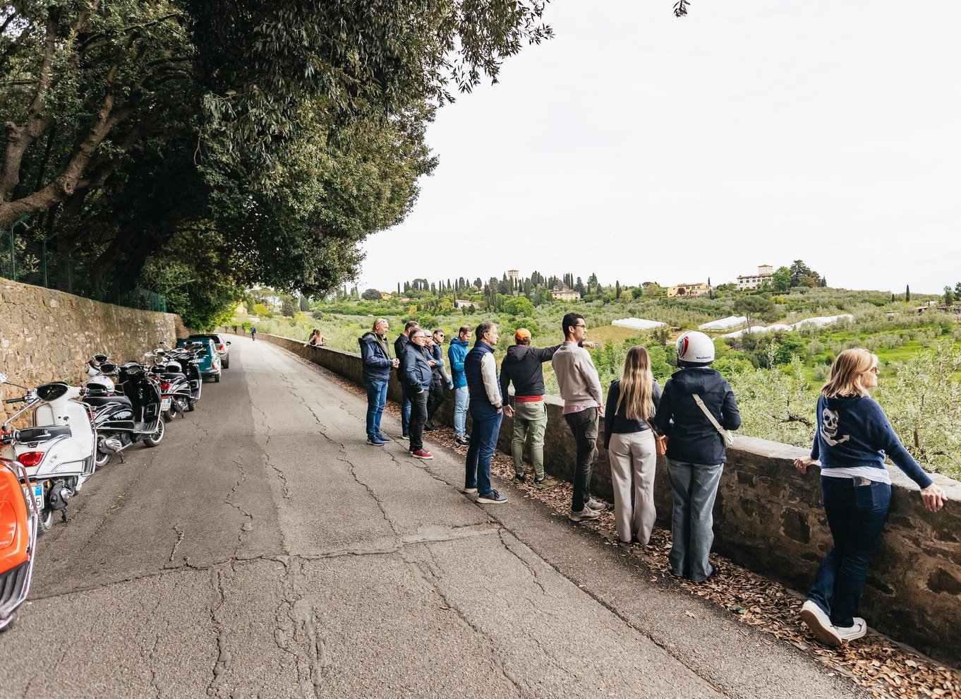 Fra Firenze: Vespa-tur i det toscanske landskab med smagninger