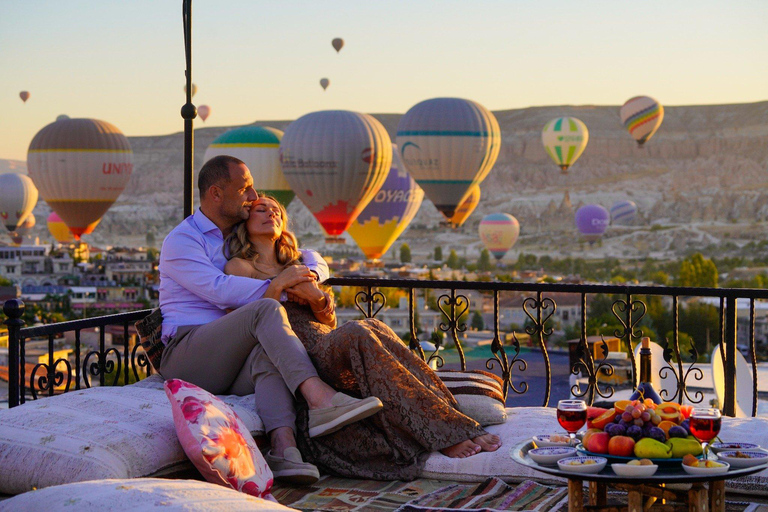Cappadocia: Terrace Photo Spot With Balloon Flight View Basic Photography