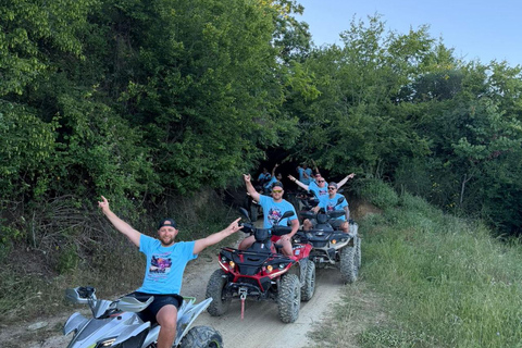 Durrës: Guided ATV Quad Bike Adventure with Coastal Views ATV Sunset Ride - 19:00 Shared ATV (2 People/1 Quad Bike)