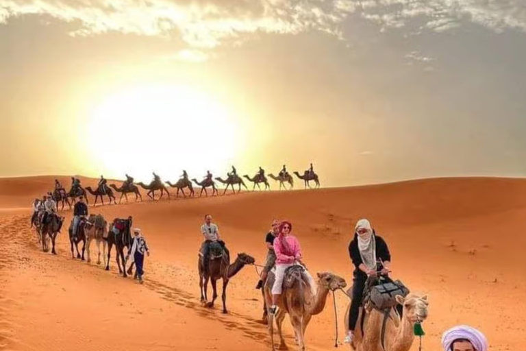 From Marrakech: 3-Day Merzouga Tour with Camel Trek & Luxury Camp Shared Standard Sahara Tour – Popular Choice