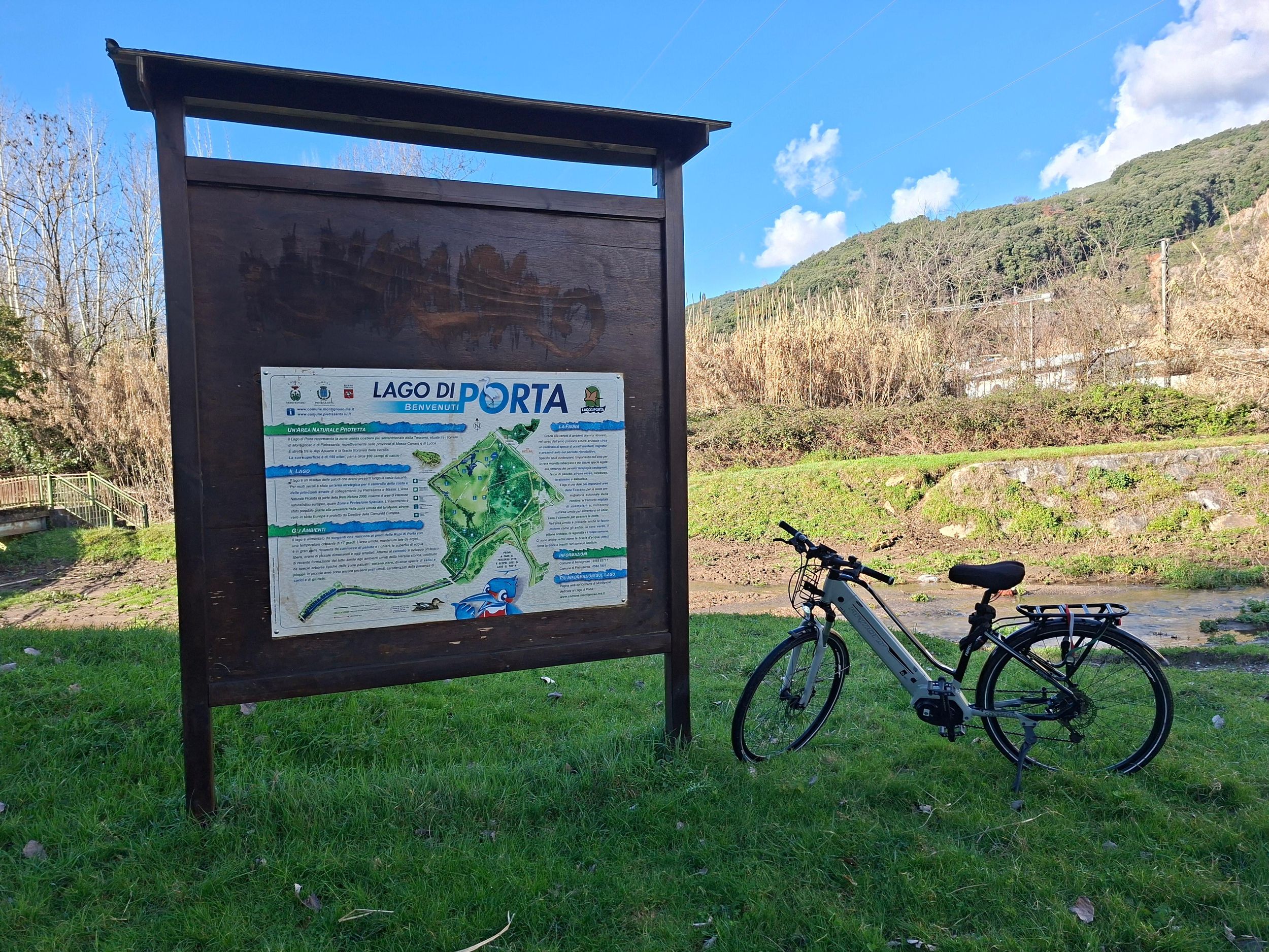 Forte dei Marmi: E-Bike-Tour am Lago di Porta und entlang des Flusses Versilia