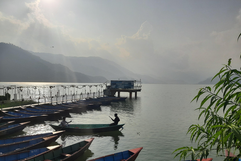 Pokhara: Boating by Phewa and Hike to Peace Pagoda