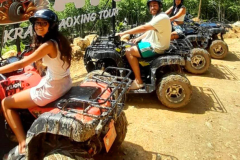 Ao Nang: Crystal Pool Kayaking, ATV, and Pineapple Farm Tour 1-Hour ATV Ride