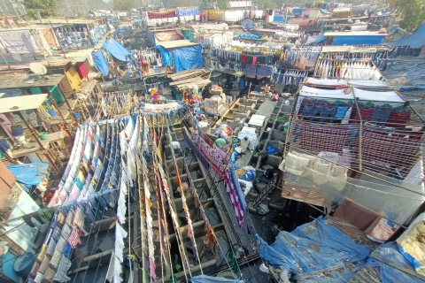 Mumbaj: zwiedzanie slumsów Dharavi i Dhobi Ghat z przejażdżką pociągiem