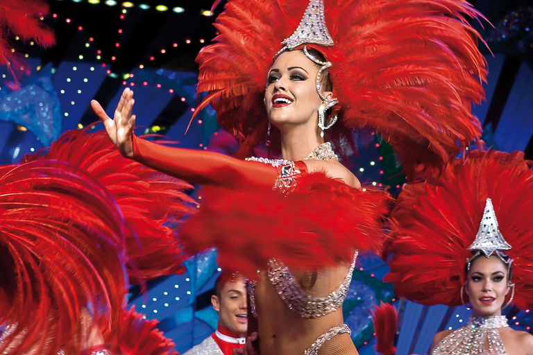 Paris : cabaret au Moulin Rouge avec champagne