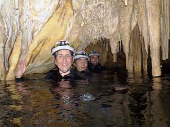 Visite de la grotte aquatique de Coloms
