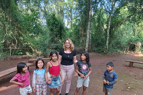 From Hotel BELMOND - Private Tour of the Argentine Falls + Guarani Village