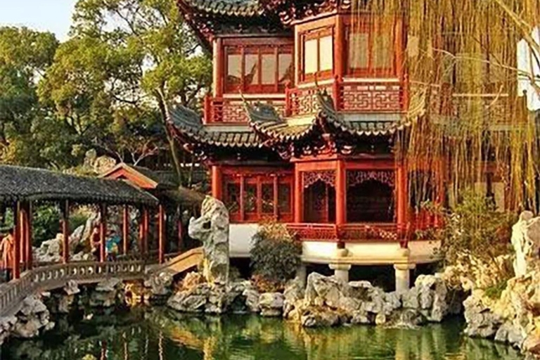 Visita a los Jardines Yu de Shanghai：Armonía y espiritualidad en el arte de los jardinesVisita al Jardín Yu+Ticket+Ejercicios Espirituales+Recogida/Devolución