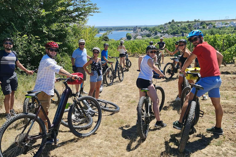 Chateau della Valle della Loira: tour di 2 giorni in bicicletta con degustazione di vini