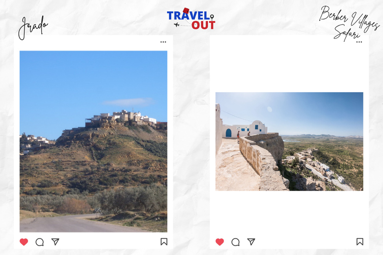 Hammamet: Takrouna, Jradou, Zriba, Water Temple Private Tour Private Minivan for Groups up to 6 with Driver-Host