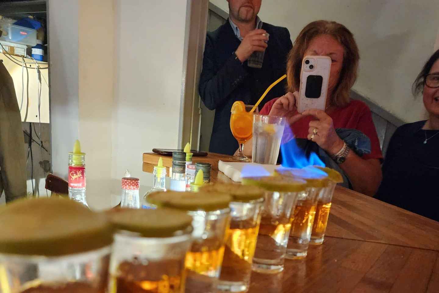 Budapest: Jewish District Night Walking Tour with Drinks