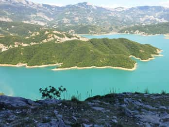 Depuis Durres : Excursion au coucher du soleil au lac Bovilla et à la montagne Gamti
