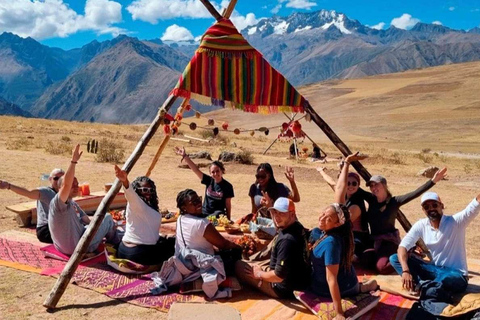 Chinchero, Maras &amp; Moray + Picknick mit Lamas |Private Tour|