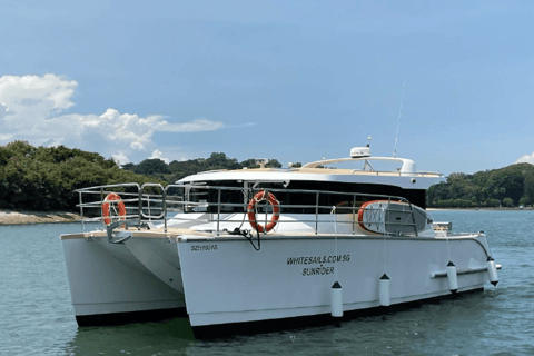 Aluguel de iate em Cingapura a bordo do SunRiderAluguel de iate de 4 horas para a Ilha Lazarus a bordo do SunRider