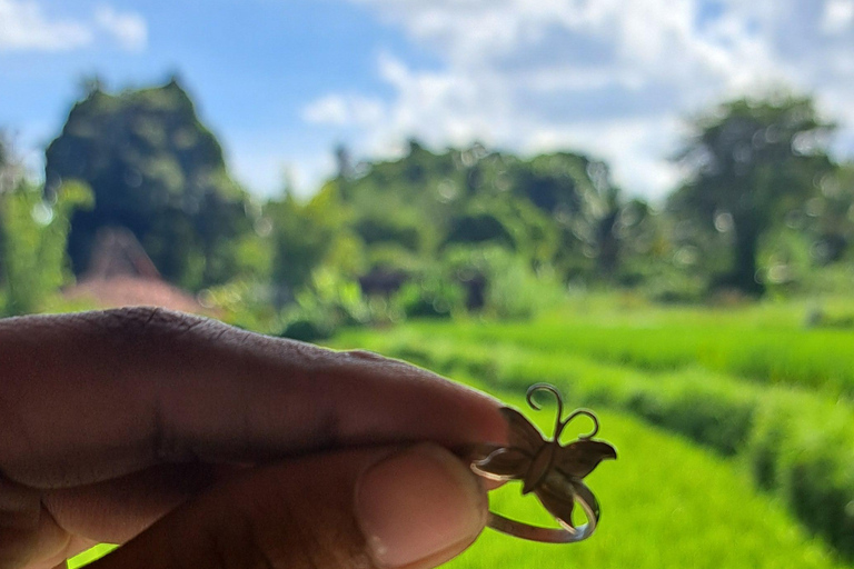Ubud: Silver Jewelry-Making Workshop with Rice Field View