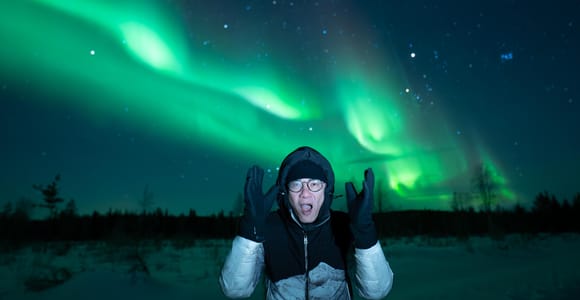 Rovaniemi: Suche nach Nordlichtern mit 100 %-Garantie