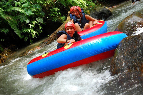Ubud: Pakerisan Jungle River Tubing Abenteuer mit MittagessenTubing-Abenteuer mit Treffpunkt