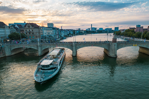 Basel: Panorama Sightseeing Cruise on the Rhine (75 min.)