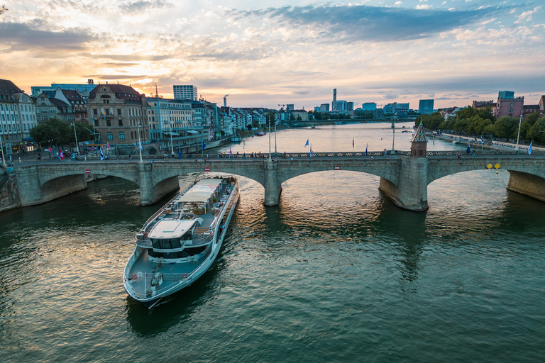 Basel: Panorama Sightseeing Cruise on the Rhine (75 min.)
