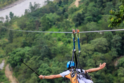 كوشما: مغامرة الانزلاق بالحبل مع خيار الانزلاق بالحبل مع سوبرمان