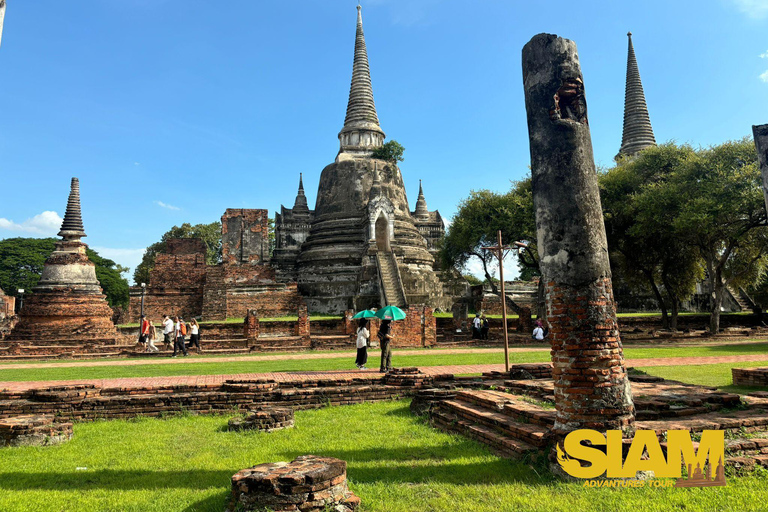 L&#039;incredibile tour degli antichi templi di Ayutthaya: Da BangkokGruppo privato con guida in inglese