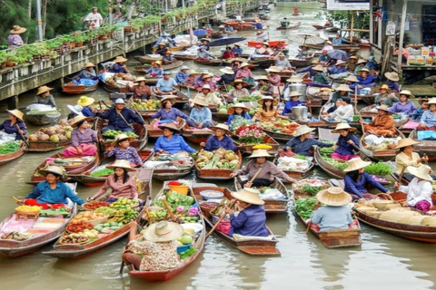 Bangkok: Floating Market, Railway Market & Ayutthaya Tour