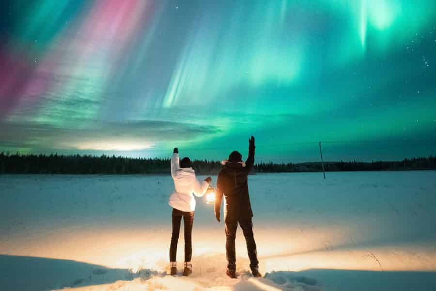 Rovaniemi: Garantierte Nordlichter – Tour mit 97 % Erfolgsquote. Foto: GetYourGuide