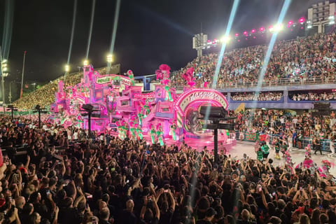 Rio de Janeiro 2027 VIP box at the Marquês de Sapucaí parade