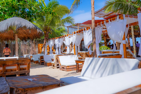 Cartagena: Mambo Beach, Playa Blanca Barú, Full Day with Lunch and Refreshing Cocktail Cartagena: Mambo Beach, Barú, Full Day with Lunch and Refreshing Cocktail