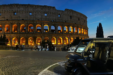 Rome by Night Private Golf Cart Tour