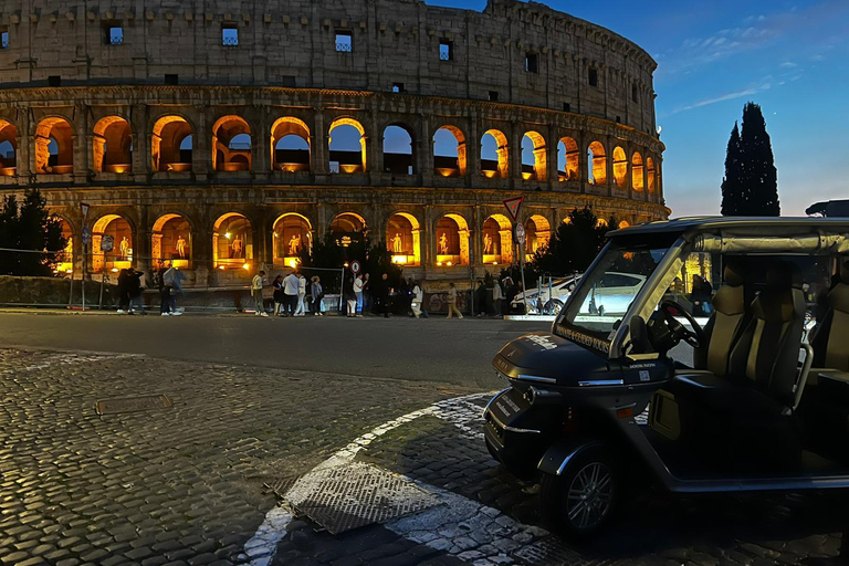 Rome by Night Private Golf Cart Tour