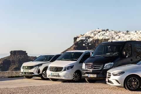 Santorini: Private Car & Driver at Your Disposal 7-Hour Private Disposal Car and Driver