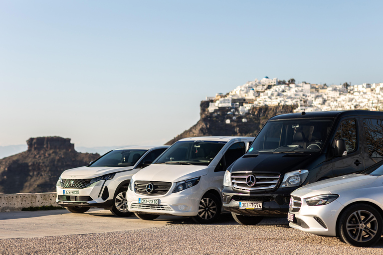 Santorini: Private Car & Driver at Your Disposal 7-Hour Private Disposal Car and Driver