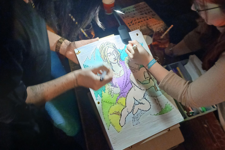 Weimar: Painting with a meal – paint pictures, relax, enjoy dinner Weimar: Meal with a meal - paint pictures, relax, enjoy dinner