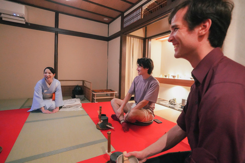 Ceremonia del té en Gion de Kioto y tour a pie Wabi-sabi