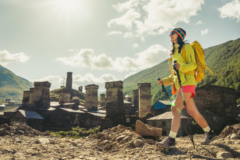 From Kutaisi: Svaneti, Mestia & Ushguli with Scenic Hikes Svaneti 4x4 Group 2-Day Tour