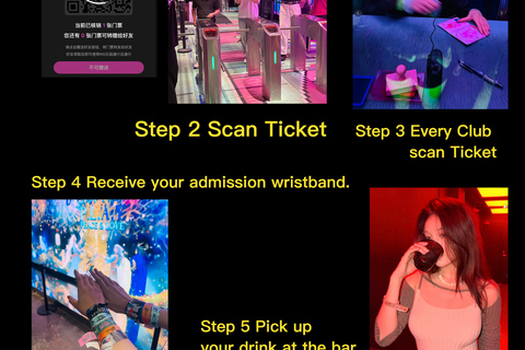 Shanghai INS - All Ticket & Drink Package for 9 clubs