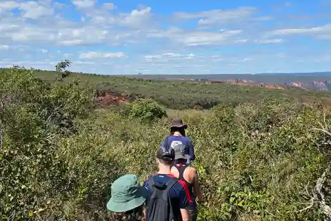 Chapada dos Guimarães:Cidade de Pedra + Vale do Rio Claro with Véu de Noiva