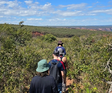 Chapada dos Guimarães:Cidade de Pedra + Vale do Rio Claro with Véu de Noiva