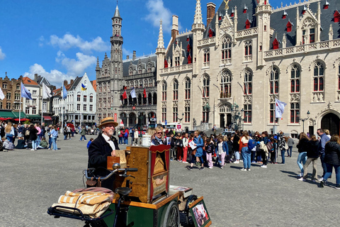 Bruges Highlights Trip from Paris Lunch Boat Beer Chocolate