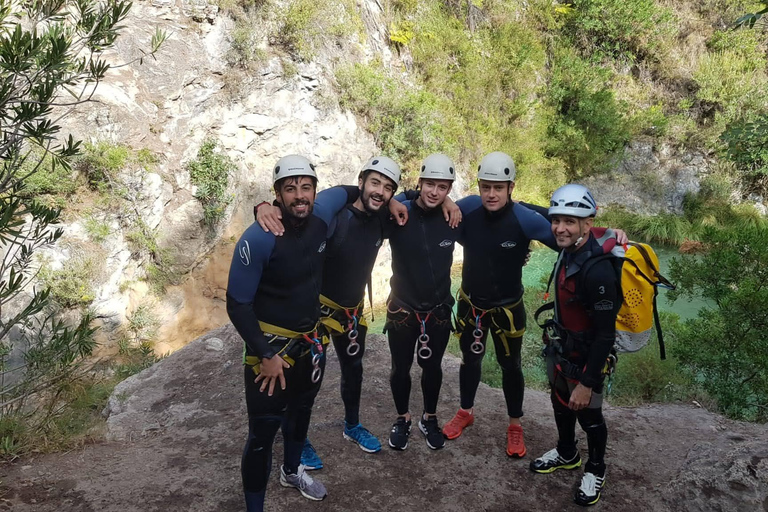 Río Verde, Otivar, Granada: canyoning crystal clear waters jumps and rappel
