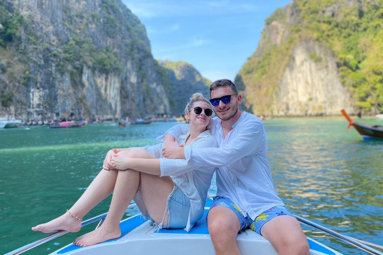 Krabi: Phi Phi-eilanden zonsopgangtour &amp; 4 eilanden per speedboot
