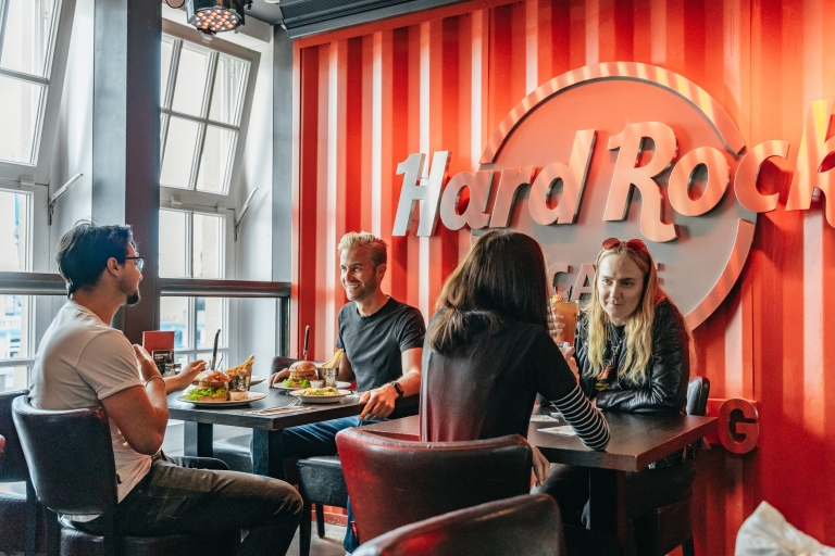 Hamburgo: Hard Rock Cafe Comida sin colasCena: Menú Funk