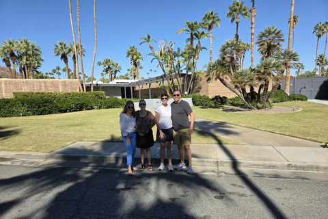 Palm Springs: Celebrity Homes Guided Electric Cart Tour Explore Palm Springs Celebrity Homes in Style