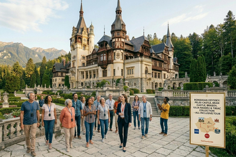 2 Castles-Bucharest: Peles Castle, Dracula’s Castle & Brasov PRIVATE Bucharest : Peles Castle, Bran Castle & Brasov