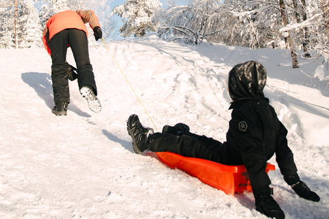 Rovaniemi : Séance photo privée de vacances à Rovaniemi