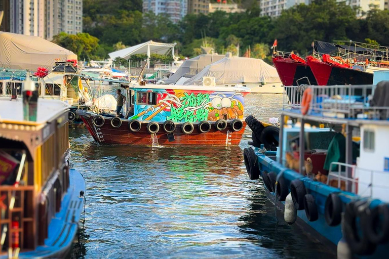 Hong Kong: Aberdeen Privé Sampan Cruise met/Noodles Lunch