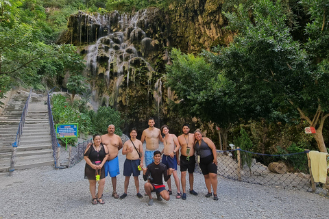 Tour guidato del Parco Tolantongo con trasporto di andata e ritorno