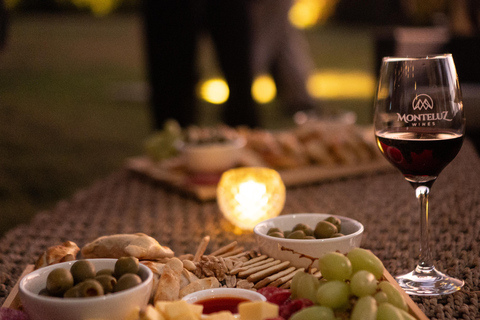 Santiago: Vinicola Monteluz Sunset Party Experience 360